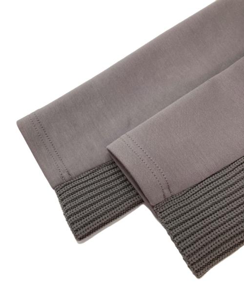 BEARDSLEY（ビアズリー）BEARDSLEY (ビアズリー) ニットコンビダンボールプルオーバー ブラウン サイズ:FREEの古着・服飾アイテム