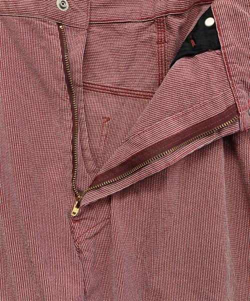 BEAMS（ビームス）BEAMS (ビームス) Painter Pants Cordlane レッド サイズ:Ｌの古着・服飾アイテム