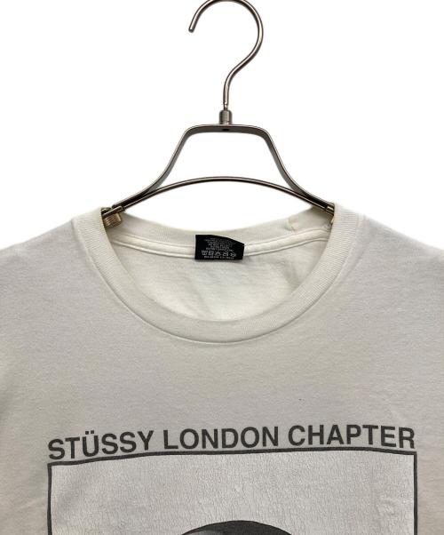 stussy（ステューシー）stussy (ステューシー) 8ボールプリントT ホワイト サイズ:Mの古着・服飾アイテム