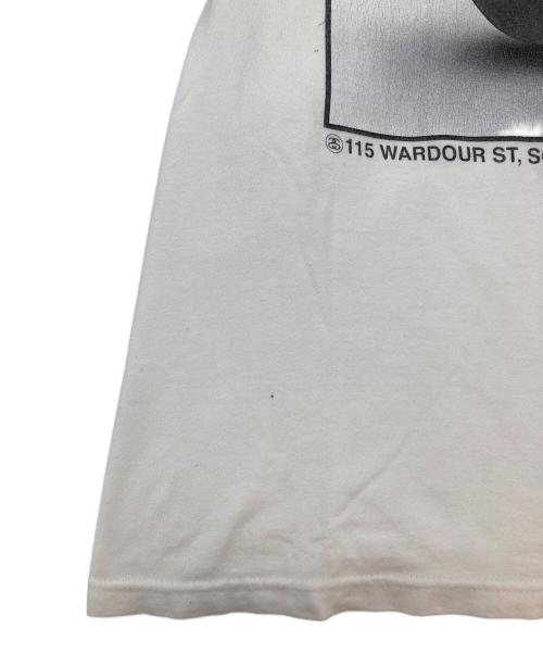 stussy（ステューシー）stussy (ステューシー) 8ボールプリントT ホワイト サイズ:Mの古着・服飾アイテム
