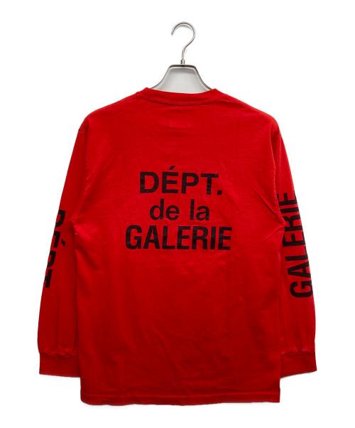 GALLERY DEPT（ギャラリー デプト）GALLERY DEPT (ギャラリー デプト) FRENCH COLLECTOR L/S TEE レッド サイズ:Sの古着・服飾アイテム