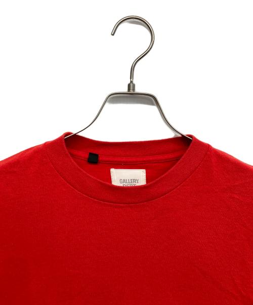 GALLERY DEPT（ギャラリー デプト）GALLERY DEPT (ギャラリー デプト) FRENCH COLLECTOR L/S TEE レッド サイズ:Sの古着・服飾アイテム