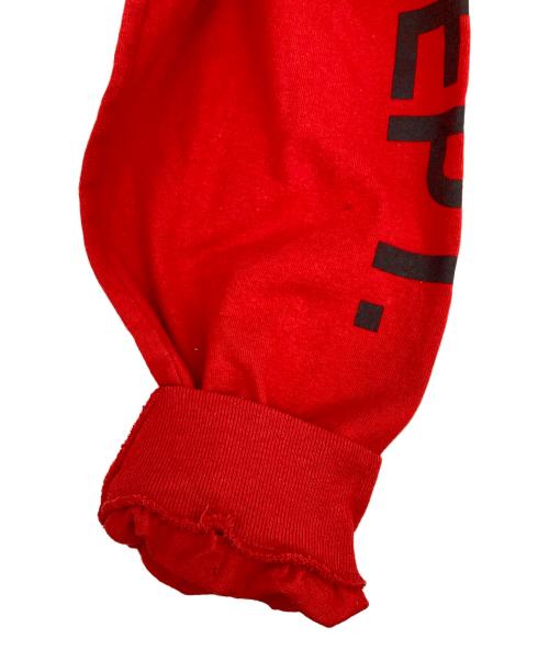 GALLERY DEPT（ギャラリー デプト）GALLERY DEPT (ギャラリー デプト) FRENCH COLLECTOR L/S TEE レッド サイズ:Sの古着・服飾アイテム