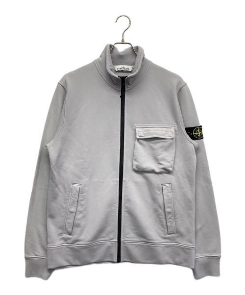 STONE ISLAND（ストーンアイランド）STONE ISLAND (ストーンアイランド) ソフトシェルライトジャケット ライトグレー サイズ:Lの古着・服飾アイテム