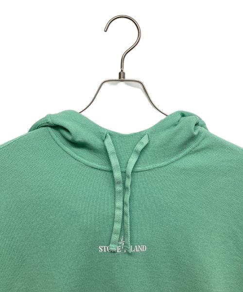 STONE ISLAND（ストーンアイランド）STONE ISLAND (ストーンアイランド) ロゴコットンパーカー グリーン サイズ:Lの古着・服飾アイテム