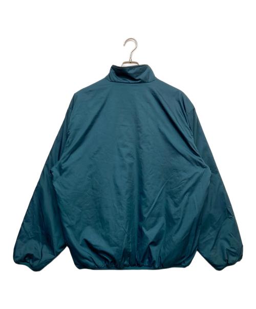 Eddie Bauer（エディーバウアー）Eddie Bauer (エディーバウアー) 90ｓハーフジップ プルオーバー パフジャケット グリーン サイズ:Mの古着・服飾アイテム