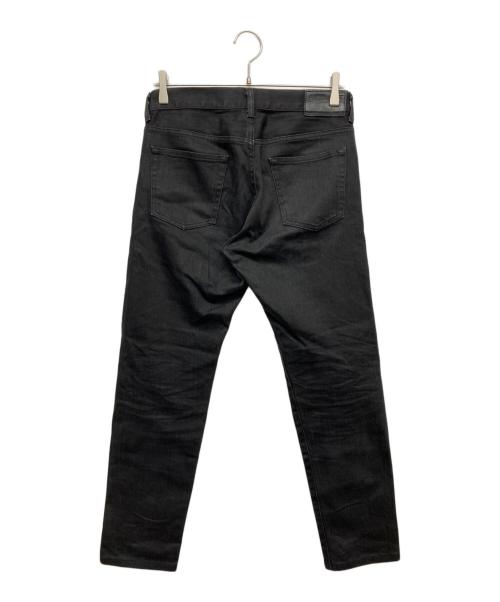 JOHN LAWRENCE SULLIVAN（ジョン ローレンス サリバン）JOHN LAWRENCE SULLIVAN (ジョン ローレンス サリバン) RIGID DENIM TAPERED PANTS ブラック サイズ:44の古着・服飾アイテム