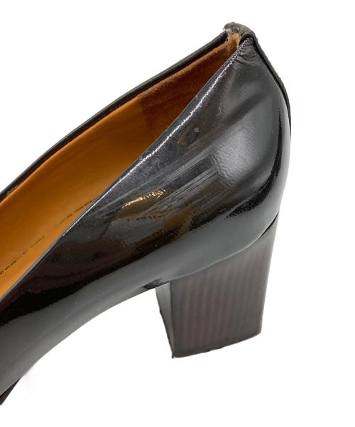 VERONIQUE BRANQUINHO（ヴェロニクブランキーノ）VERONIQUE BRANQUINHO (ヴェロニクブランキーノ) ヒールパンプス ブラック サイズ:37の古着・服飾アイテム