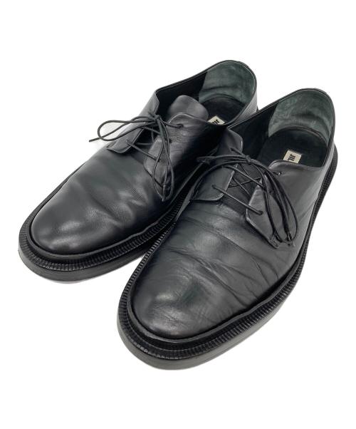 JIL SANDER（ジルサンダー）JIL SANDER (ジルサンダー) レザーダービーシューズ ブラック サイズ:41の古着・服飾アイテム