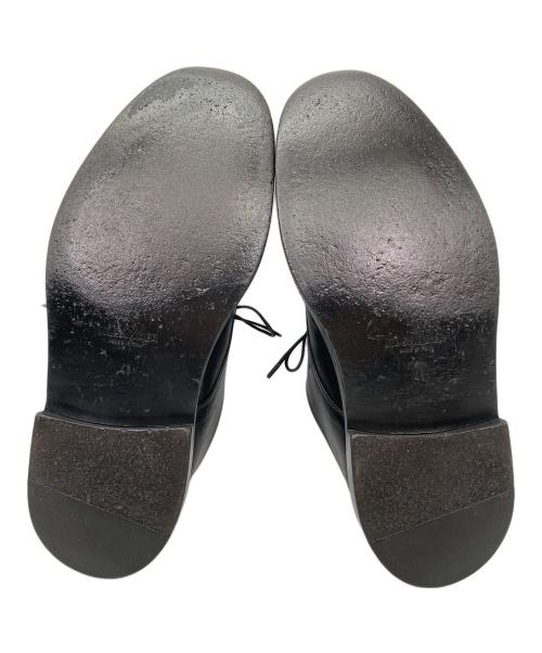 JIL SANDER（ジルサンダー）JIL SANDER (ジルサンダー) レザーダービーシューズ ブラック サイズ:41の古着・服飾アイテム