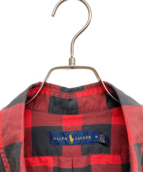 RALPH LAUREN（ラルフローレン）RALPH LAUREN (ラルフローレン) チェックシャツ レッド サイズ:Mの古着・服飾アイテム