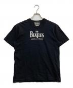 COMME des GARCONSコムデギャルソン）の古着「THE BEATLES プリントTシャツ」｜ブラック