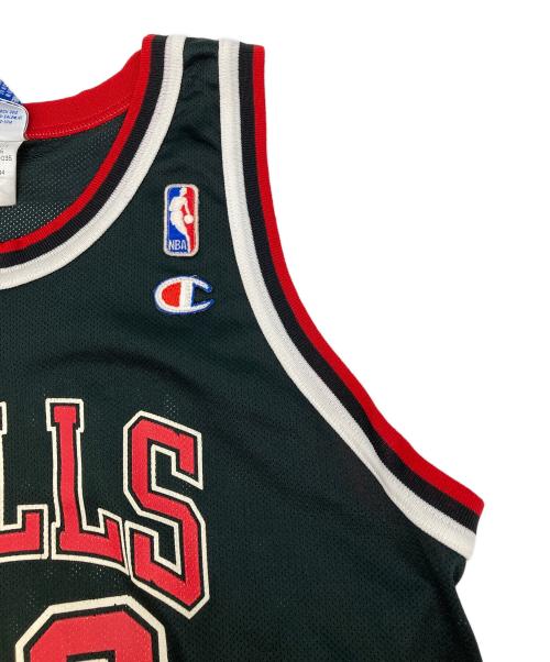 Champion（チャンピオン）Champion (チャンピオン) BULLSユニフォームカットソー レッド×ブラック サイズ:XLの古着・服飾アイテム