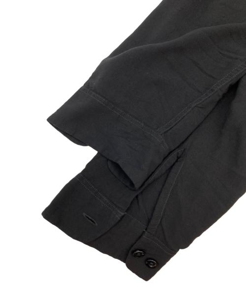 TOWN CRAFT（タウンクラフト）TOWN CRAFT (タウンクラフト) WAIPER (ワイパー) Rayon Open Collar シャツ ブラック サイズ:XLの古着・服飾アイテム