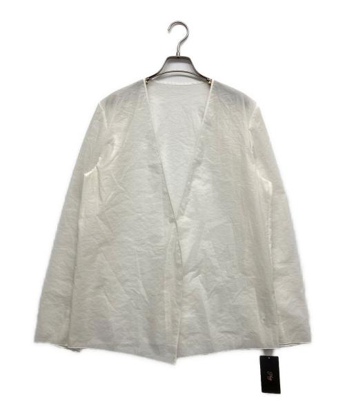 Plage（プラージュ）Plage (プラージュ) シアーノーカラージャケット アイボリー サイズ:38 未使用品の古着・服飾アイテム