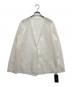 Plage（プラージュ）の古着「シアーノーカラージャケット」｜アイボリー