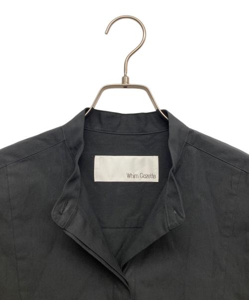 Whim Gazette（ウィムガゼット）Whim Gazette (ウィムガゼット) シャツドレス ブラック サイズ:F 未使用品の古着・服飾アイテム