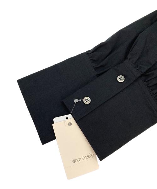Whim Gazette（ウィムガゼット）Whim Gazette (ウィムガゼット) シャツドレス ブラック サイズ:F 未使用品の古着・服飾アイテム