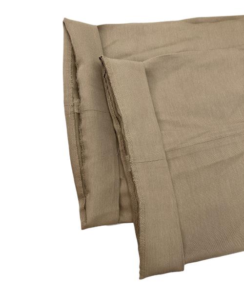 Plage（プラージュ）Plage (プラージュ) washable linen混 ハイウエストパンツ ブラウン サイズ:38の古着・服飾アイテム