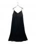 Noble（ノーブル）の古着「サテンキャミソールワンピース」｜ブラック
