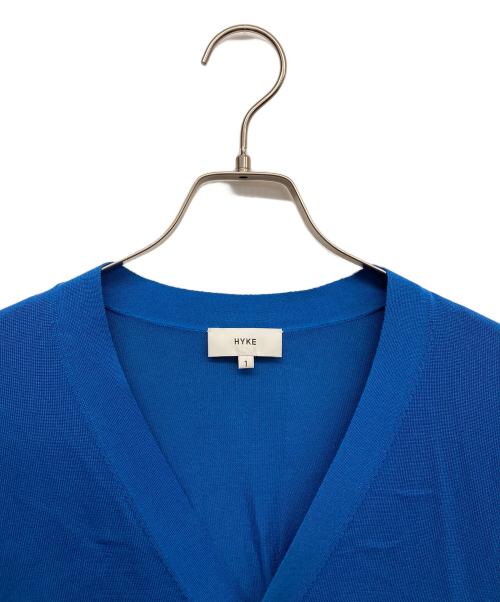 HYKE（ハイク）HYKE (ハイク) コットンカーディガン ブルー サイズ:1の古着・服飾アイテム
