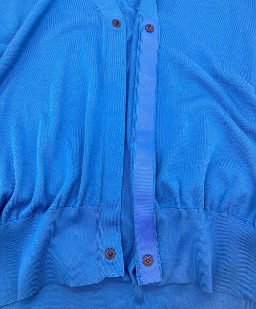 HYKE（ハイク）HYKE (ハイク) コットンカーディガン ブルー サイズ:1の古着・服飾アイテム