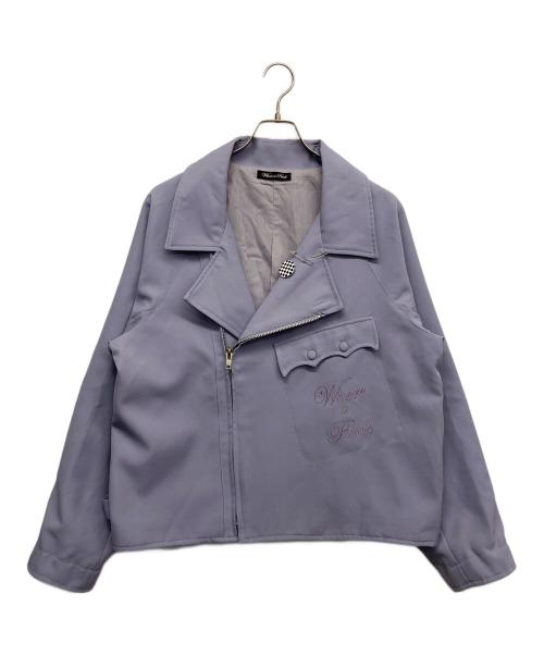 where is punk（ウェアパンク）where is punk (ウェアパンク) ジャケット パープル サイズ:Lの古着・服飾アイテム