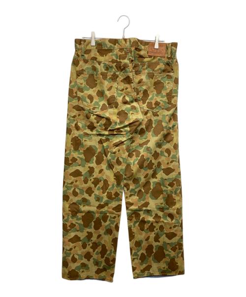 DAYTONA（デイトナ）DAYTONA (デイトナ) S.E.A.F C.P.H COTTON 1/2 PANTS グリーン×ブルー サイズ:W38　L30の古着・服飾アイテム