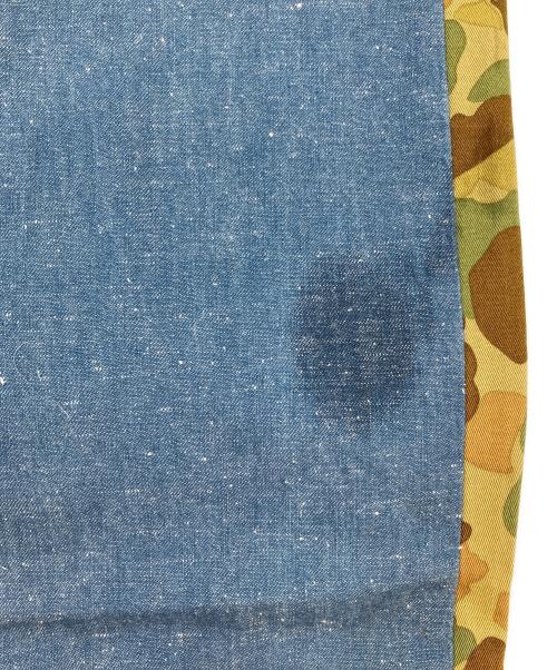 DAYTONA（デイトナ）DAYTONA (デイトナ) S.E.A.F C.P.H COTTON 1/2 PANTS グリーン×ブルー サイズ:W38　L30の古着・服飾アイテム