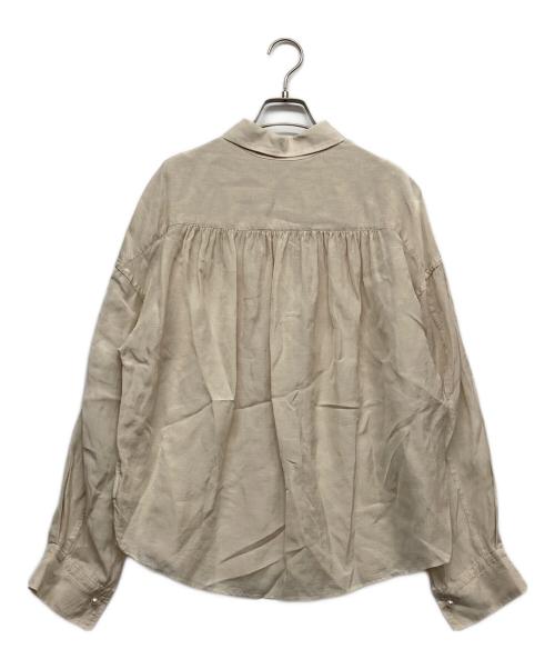 BRILL（ブリル）BRILL (ブリル) リネンオーバーシャツ ベージュ サイズ:Fの古着・服飾アイテム