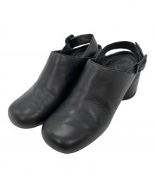 CAMPER（カンペール）の古着「Niki Black leather heels」｜ブラック