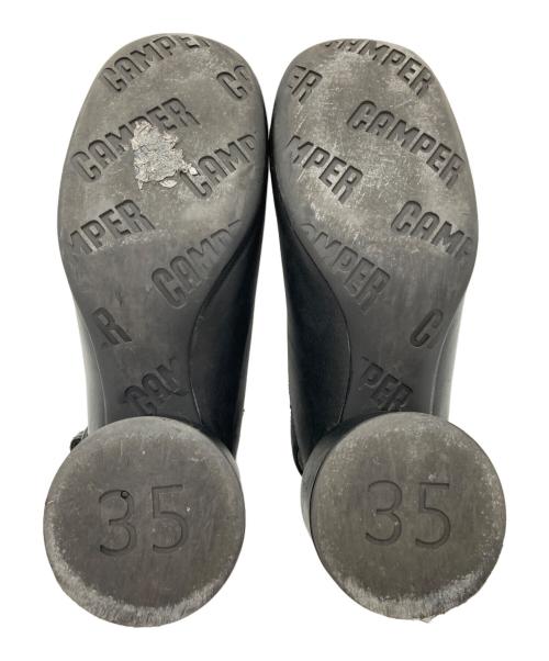 CAMPER（カンペール）CAMPER (カンペール) Niki Black leather heels ブラック サイズ:35の古着・服飾アイテム