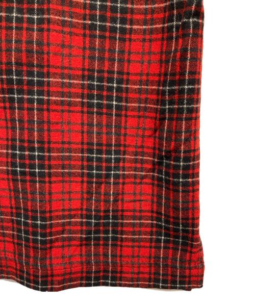 RRL（ダブルアールエル）RRL (ダブルアールエル) ウール混シャツ レッド サイズ:Lの古着・服飾アイテム