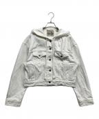 LEVI'Sリーバイス）の古着「フーデッド トラッカージャケット」｜ホワイト