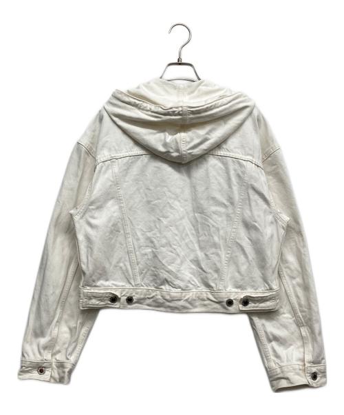 LEVI'S（リーバイス）LEVI'S (リーバイス) フーデッド トラッカージャケット ホワイト サイズ:Mの古着・服飾アイテム