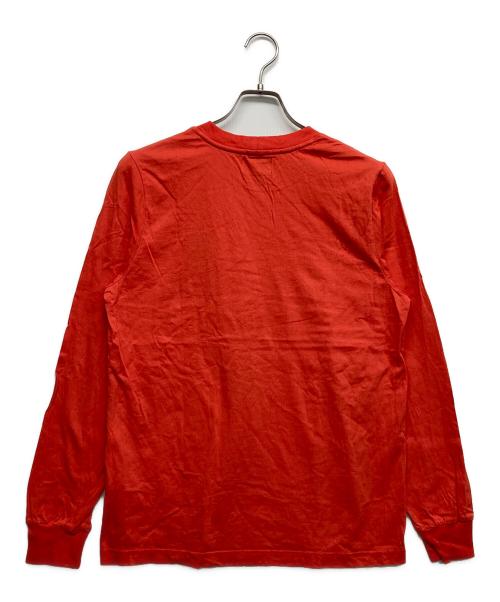 stussy（ステューシー）stussy (ステューシー) 長袖カットソー オレンジ サイズ:Mの古着・服飾アイテム