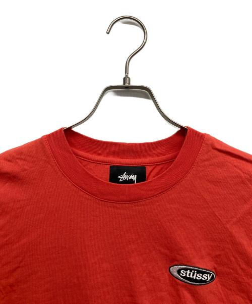 stussy（ステューシー）stussy (ステューシー) 長袖カットソー オレンジ サイズ:Mの古着・服飾アイテム