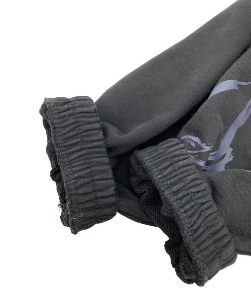 McQ Alexander McQueen（マックキュー アレキサンダーマックイーン）McQ Alexander McQueen (マックキュー アレキサンダーマックイーン) 刺繍スウェットパンツ ブラック サイズ:XSの古着・服飾アイテム