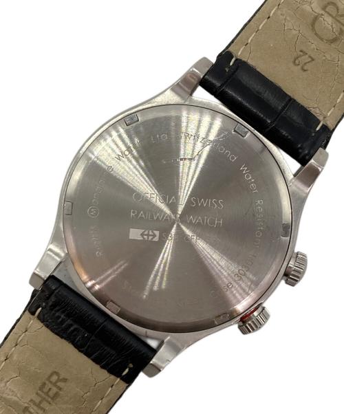MONDAINE（モンディーン）MONDAINE (モンディーン) 腕時計 ブラックの古着・服飾アイテム