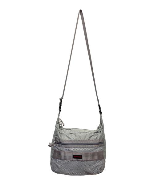BRIEFING（ブリーフィング）BRIEFING (ブリーフィング) リップストップ メッシュ ヨコ ショルダーバッグ グレーの古着・服飾アイテム