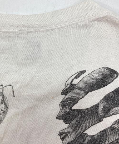 ANDAZIA（アンダジア）ANDAZIA (アンダジア) 90ｓMC ESCHER マルチアートTシャツ ホワイト サイズ:ＸＬ　の古着・服飾アイテム