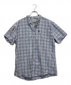Barbourバブアー）の古着「シアサッカーS/Sシャツ」｜ブルー