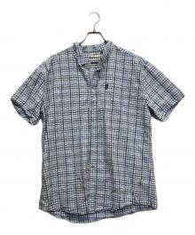 Barbour（バブアー）の古着「シアサッカーS/Sシャツ」｜ブルー