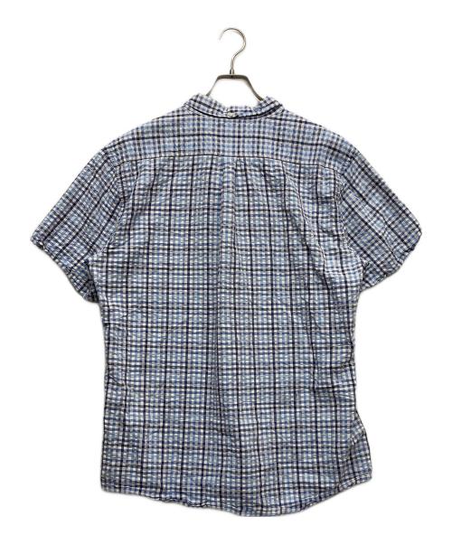 Barbour（バブアー）Barbour (バブアー) シアサッカーS/Sシャツ ブルー サイズ:XXLの古着・服飾アイテム