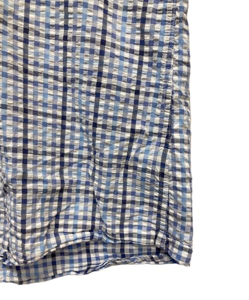 Barbour（バブアー）Barbour (バブアー) シアサッカーS/Sシャツ ブルー サイズ:XXLの古着・服飾アイテム