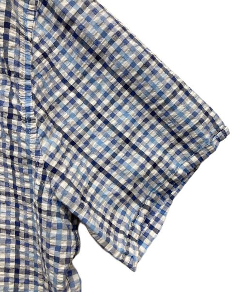 Barbour（バブアー）Barbour (バブアー) シアサッカーS/Sシャツ ブルー サイズ:XXLの古着・服飾アイテム