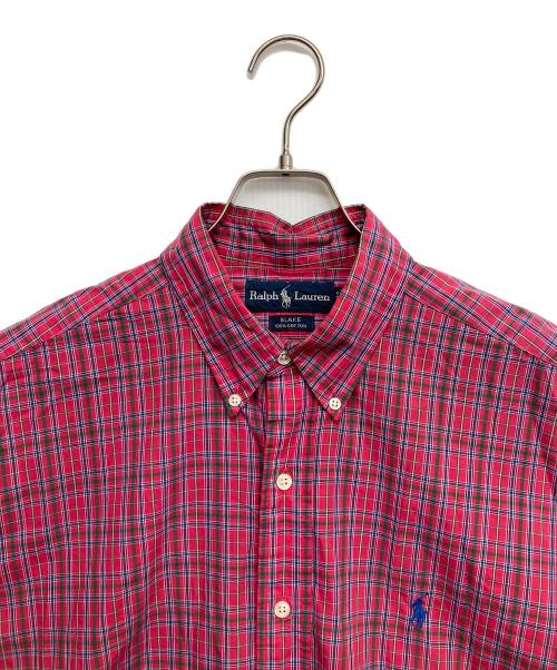 RALPH LAUREN（ラルフローレン）RALPH LAUREN (ラルフローレン) 半袖シャツ レッド サイズ:Lの古着・服飾アイテム