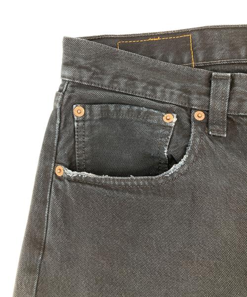 LEVI'S（リーバイス）LEVI'S (リーバイス) 00ｓ後染め501デニムパンツ ブラック サイズ:W33　L30の古着・服飾アイテム