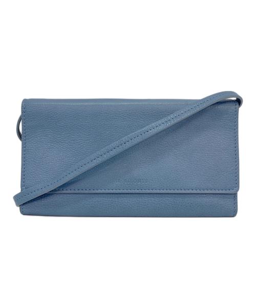 IL BISONTE（イル ビゾンテ）IL BISONTE (イル ビゾンテ) お財布ショルダーバッグ ブルーの古着・服飾アイテム