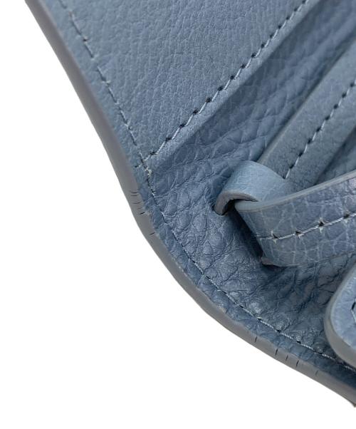 IL BISONTE（イル ビゾンテ）IL BISONTE (イル ビゾンテ) お財布ショルダーバッグ ブルーの古着・服飾アイテム